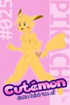  2:3 absurd_res animal_humanoid anthro chest_fur chest_markings crotch_tuft female happy heart_tail hi_res humanoid logo logo_parody mammal mammal_humanoid markings mouse mouse_humanoid murid murid_humanoid murine murine_humanoid nintendo pikachu pok&eacute;mon pok&eacute;mon_(species) rodent rodent_humanoid sapphicwetpanties solo spread_legs spreading tuft video_games 