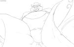  anthro belly chubby_male gouryou hi_res licking licking_lips low-angle_view male mammal monochrome moobs navel overweight overweight_anthro overweight_male sleepyras solo suid suina sus_(pig) thick_thighs tokyo_afterschool_summoners tongue tongue_out video_games wide_thighs wild_boar 