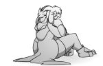  anthro asriel_dreemurr_(god_form) bodily_fluids boss_monster bovid caprine clothed clothing comic crossgender crying daughter duo embrace english_text female fur goat hair horn hug long_ears mammal mother mother_and_child mother_and_daughter mtf_crossgender parent parent_and_child robertge simple_background tears tears_of_joy text toriel undertale video_games white_background white_body white_fur 