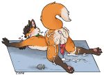  anthro bodily_fluids butt buttplug canid canine conditional_dnp cum cum_in_ass cum_inside cum_on_butt erection fox genital_fluids genitals hypnosis lustylamb male mammal mind_control penis raised_tail sex_toy solo 