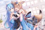  animal_ears hololive tagme tail yukihana_lamy yuri 