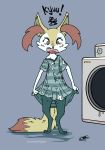  blush bodily_fluids braixen clothing creamygrapes cum dirty dress female filthy forced genital_fluids hi_res humiliation nintendo pok&eacute;mon pok&eacute;mon_(species) solo video_games 