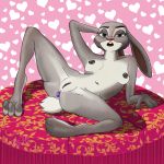  &lt;3 1:1 3_toes absurd_res anal anal_penetration anthro black_nipples breasts buttplug buttplug_in_ass clitoris disney female fur gem genitals grey_body grey_fur hare hi_res judy_hopps lagomorph leporid mammal navel nipples open_mouth penetration pose presenting presenting_pussy princess_plug pussy rabbit sag34_(artist) sex_toy sex_toy_in_ass solo spread_legs spreading toes zootopia 