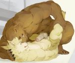  2020 abs absurd_res alpaca anal anal_penetration anthro anthro_on_anthro anthro_penetrated anthro_penetrating anthro_penetrating_anthro anvil_position back_muscles balls beastars biceps biped blush bodily_fluids breath brown_bear brown_body brown_fur camelid claws dangpa duo erection eyelashes eyes_closed feet foreskin fur genitals hand_on_head head_to_head hi_res holding_butt humanoid_genitalia humanoid_penis interspecies leg_grab legs_up licking licking_lips looking_pleasured male male/male male_penetrated male_penetrating male_penetrating_male mammal muscular muscular_anthro muscular_male nude open_mouth orgasm_face partially_retracted_foreskin pecs penetration penis penis_in_ass predator/prey pubes quads riz_(beastars) saliva saliva_string san_(beastars) sex sharp_teeth size_difference teeth toe_claws tongue tongue_out triceps uncut ursid ursine yellow_body yellow_fur 
