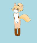  absurd_res anthro breasts canid canine female fox genitals hi_res kami_(pencil_bolt) looking_up mammal nude pencil_bolt pussy solo standing 