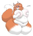  absurd_res alpha_channel anthro breasts canid canine deonwolf f-thefirst female fox hi_res mammal overweight overweight_anthro overweight_female solo 