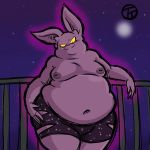  1:1 2020 anthro belly champa clothed clothing domestic_cat dragon_ball dragon_ball_super felid feline felis hi_res humanoid_hands male mammal moobs navel night nipples overweight overweight_anthro overweight_male solo trashtoonz 