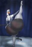  absurd_res anatid anseriform anserinae anthro avian ballet big_butt bird butt clothing female hi_res huge_butt plantigrade rhynobullraq solo swan tutu 