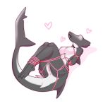  &lt;3 abigail_(hazardtime) absurd_res anthro anus bdsm bondage bound breasts female fish genitals ground_shark hammerhead_shark hi_res kinktober marine non-mammal_breasts nude pussy rd406 rope rope_bondage rope_harness shark solo 