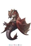  2020 beak black_beak blue_eyes capcom claws digital_media_(artwork) dragon feral flying_wyvern hi_res male membrane_(anatomy) membranous_wings monster_hunter rath_wyvern rathalos red_body red_scales scales simple_background smile solo talons video_games white_background wings wyvern xezeno 