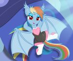  &lt;3 2020 alternate_species badumsquish bat_pony bat_wings bed bedroom_eyes cloud equid eyeshadow fangs female friendship_is_magic furniture hi_res high-angle_view light looking_at_viewer makeup mammal membrane_(anatomy) membranous_wings moonlight my_little_pony narrowed_eyes navel ponification rainbow_dash_(mlp) red_eyes rouge_the_bat rubber seductive smile solo sonic_the_hedgehog_(series) spread_legs spreading wings 