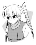  1girl alternate_costume amatsukaze_(kantai_collection) ataru_(ataru-littlebird) commentary_request greyscale highres kantai_collection long_hair looking_to_the_side monochrome neckerchief solo two_side_up upper_body 