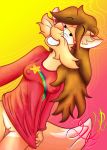  absurd_res anthro bottomless clothed clothing colored disney domestic_cat felid feline felis female gravity_falls hi_res lobofeo mabel_(character) mabel_pines mammal pijama solo transformation 