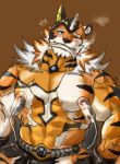  abs anthro biceps bodily_fluids clothing eurobeat felid feline gag hi_res lactating live-a-hero machine male male_lactation mammal mask milking_machine muscular muscular_anthro muscular_male nipples pantherine pecs raiki saliva solo submissive submissive_male superhero torn_clothing 