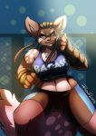  anthro clothing female fighting_ring hi_res solo zelmarr 