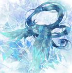  articuno bird closed_mouth commentary_request feathered_wings full_body gen_1_pokemon highres legendary_pokemon mokunami no_humans pokemon pokemon_(creature) solo sparkle wings 