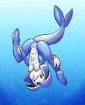  anthro blue_body blue_skin breasts cetacean delphinoid female fours_(artist) genitals hanging_breasts hi_res mammal marine pussy solo sonic_the_hedgehog_(series) tempest_the_dolphin toothed_whale underwater water 
