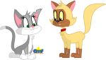  alpha_channel animaniacs bunnicula bunnicula_(series) chester_(bunnicula) crossover domestic_cat felid feline felis mammal rita_(animaniacs) warner_brothers 