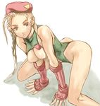  breasts cammy_white capcom long_hair nipple nipples street_fighter 