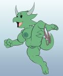  anthro clothing female fours_(artist) green_body green_skin hi_res kobold kobold_princess lizard panties panties_around_one_leg reptile scalie short_stack slightly_chubby solo thong towergirls underwear underwear_around_one_leg 