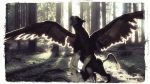  2020 anal animated avian equid equine female feral gryphon horse male male/female mammal mythological_avian mythology oral short_playtime trioami260 wings 