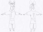  anthro arms_out cervid cervine clothed clothing concept_art dreamworks fan_character hair hi_res kung_fu_panda male mammal mane military ponytail soldier solo tusks unclesamtheman uniform warrior water_deer 