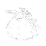  1:1 2020 abdominal_bulge after_vore anthro belly big_belly breasts felid female group hair hi_res hyper hyper_belly mammal monochrome multiple_prey mythological_sphinx mythology oral_vore overweight simple_background taur unknown_artist vore white_background wings 