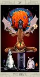  2016 anthro bovid bovine bracelet card disney equid equine group hair hi_res horn jewelry linco_a mammal necklace orange_hair sitting tarot_card wings yak yax zebra zootopia 