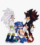  anniejwsh anthro balls blush bodily_fluids bukkake cum cum_on_chest cum_on_face genital_fluids genitals group hand_on_head handjob hi_res male male/male masturbation penile penis sex shadow_the_hedgehog silver_the_hedgehog sonic_the_hedgehog sonic_the_hedgehog_(series) 