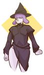 anonymous_artist anthro canid canine canis clothed clothing dark_souls domestic_dog fromsoftware hair hat headgear headwear hi_res indigo_apricot male mammal poodle purple_hair simple_background solo video_games witch_hat 