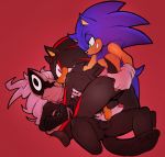  anal anal_fingering anthro anus balls blush bodily_fluids butt clothing fingering flamez genitals group infinite_(sonic) jockstrap male male/male penis pubes shadow_the_hedgehog soina sonic_forces sonic_the_hedgehog sonic_the_hedgehog_(series) sweat underwear 