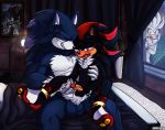  anal anniejwsh anthro balls bed bedroom being_watched bodily_fluids cum cum_in_ass cum_inside duo eulipotyphlan furniture genital_fluids genitals looking_at_another male male/male mammal penis shadow_the_hedgehog silver_the_hedgehog size_difference sonic_the_hedgehog sonic_the_hedgehog_(series) were wereeulipotyphlan werehog 