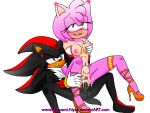  4:3 abdominal_bulge alpha_channel amy_rose anthro balls blush bodily_fluids breast_grab breasts clothing cum cum_in_pussy cum_inside duo female footwear genital_fluids genitals hand_on_breast high_heels hooters male male/female natsuminyan nipples penis pussy shadow_the_hedgehog shoes sonic_the_hedgehog_(series) vaginal vein veiny_penis 