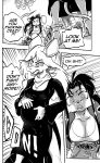  anthro breasts canid canine clothed clothing comic daigaijin debbie_(furryfight_chronicles) dialogue english_text female fox furryfight_chronicles group hi_res kalita_(furryfight_chronicles) mammal pregnant profanity scarf text 