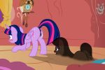  2020 anus badumsquish blush clock cuckoo_clock equid equine female feral friendship_is_magic genitals hi_res horn horse mammal monster my_little_pony pony pussy shadow tentacles twilight_sparkle_(mlp) winged_unicorn wings 