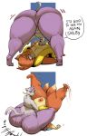  absurd_res anthro big_butt bodily_fluids butt carmen_(simplifypm) dialogue domination duo facesitting female female/female female_domination flat_chested floatzel genitals hi_res huge_butt huge_thighs mienshao navel nintendo overweight overweight_female pok&eacute;mon pok&eacute;mon_(species) pussy redfred shelby_(simplifypm) slightly_chubby sweat thick_thighs video_games wide_hips 