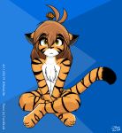  anthro arthropod breasts butterfly featureless_breasts felid female flora_(twokinds) hair hi_res insect jknewlife lepidopteran mammal pantherine tiger twokinds webcomic 