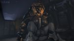  2020 3d_(artwork) alien alternate_version_at_source anthro armor balls big_butt black_body black_scales bottomless butt clothed clothing digital_media_(artwork) duo erection faceless_male genitals grey_body grey_scales halo_(series) hot_dogging male male/male microsoft penis rayhuma rear_view sangheili scales video_games watermark xbox_game_studios 