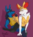  absurd_res anthro barely_visible_genitalia barely_visible_penis barely_visible_pussy braixen breasts canid canine canis duo female female_on_top female_penetrated fox fur genitals hi_res jackal lucario male male/female male_on_bottom male_penetrating male_penetrating_female mammal nintendo nipples nude on_bottom on_top open_mouth penetration penis pok&eacute;mon pok&eacute;mon_(species) pussy reverse_cowgirl_position sex simple_background threepaws tongue tongue_out vaginal vaginal_penetration video_games 