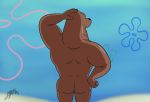  2020 anthro backsack balls beach benjipaws butt craig_mammalton genitals hi_res male mammal marine muscular muscular_anthro muscular_male nude outside pinniped seal seaside solo standing tan_body 