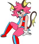  anthro boots clothing crossgender footwear green_eyes male nintendo pink_body pok&eacute;mon pok&eacute;mon_(species) raichu rosechu_(character) rosechuhorrors sonichu_(series) sonichu_(species) video_games 