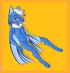  absurd_res after_masturbation animal_genitalia astaribat_alex astaribat_character bat_wings blue_body blue_fur blushed bodily_fluids canid canine clothing cum digital_drawing_(artwork) digital_media_(artwork) excited fog fox fur genital_fluids genitals hi_res holding_leg hybrid kadeki male male/male mammal masturbation membrane_(anatomy) membranous_wings nude orgasm_denial penis precum provocative red_eyes semi_lying sigh sitting solo swimwear wings 