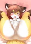  &lt;3 &lt;3_eyes 2018 5_fingers akamu_ver20 alternate_version_at_source anthro blush bodily_fluids breasts brown_body brown_fur brown_hair brown_nose butt butt_focus canid canine chest_tuft crotch_tuft cute_fangs dipstick_ears featureless_breasts featureless_crotch female fingers fluffy fox fur glistening glistening_hair hair hi_res kemono leg_markings looking_at_viewer mammal markings multicolored_body multicolored_ears multicolored_fur multicolored_hair naturally_censored nude open_mouth pink_background presenting pubes reclining red_eyes red_hair simple_background small_breasts socks_(marking) solo spread_legs spreading tears tongue tongue_out tuft white_body white_fur yellow_body yellow_fur 