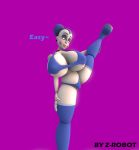  3d_(artwork) ballora_(fnafsl) big_breasts bikini breasts clothing digital_media_(artwork) female five_nights_at_freddy&#039;s huge_breasts humanoid machine robot robot_humanoid sister_location solo source_filmmaker swimwear thick_thighs video_games z-repture 