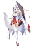  animal_ears cro_(artist) japanese_clothes tagme tail 