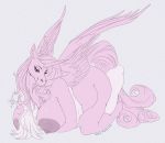  anthro anthrofied areola between_breasts big_areola big_breasts breasts equid equine female friendship_is_magic hasbro head_between_breasts hi_res horn larger_female male mammal my_little_pony nipples phathusa princess_cadance_(mlp) restricted_palette shining_armor_(mlp) size_difference slightly_chubby smaller_male smothering unicorn winged_unicorn wings 