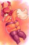  anthro big_butt bulge butt canid canine clothed clothing diippiid2004 fox fur genitals girly hair hi_res huge_butt looking_at_viewer male male/male mammal nude sagi_(diippiid) simple_background slightly_chubby solo thick_thighs wide_hips 