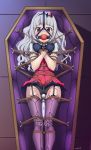  bondage eudetenis halloween pantsu shijou_takane the_idolm@ster thighhighs vibrator 