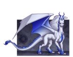  2020 ambiguous_gender claws digital_media_(artwork) dragon feral fur furred_dragon hi_res horn jewel-thief membrane_(anatomy) membranous_wings scalie solo western_dragon wings 