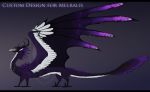 2020 ambiguous_gender digital_media_(artwork) dragon feathers feral fur furred_dragon hi_res horn purple_body purple_feathers purple_fur sinistereternity solo white_body white_feathers 